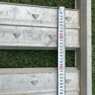 アルミブリッジ　長さ2400㎜、幅350㎜　トラクター等使用