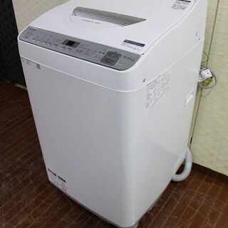 hシャープ 全自動洗濯乾燥機 洗濯5.5㎏/乾燥3.5㎏ ES-TX5C-S