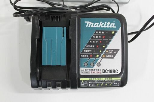 マキタ18V充電式クリーナCL182FD純正バッテリー、純正急速充電器付 マキタ 18V充電式クリーナー 純正急速充電器 純正バッテリー 紙パック