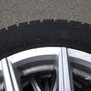 ​GOODYEAR　グッドイヤー ICE NAVI 6 155/65R14 75Q　2020年製　スタッドレスタイヤ　アルミ付き4本セット　￥17,380税込