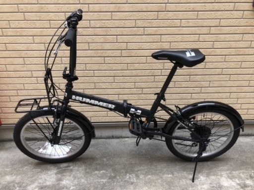 美品　HUMMER製　折り畳み自転車