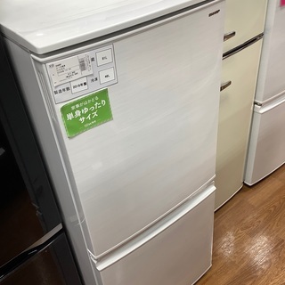 【トレファク府中店】SHARP　2ドア冷蔵庫　（SJ-D14D-W）