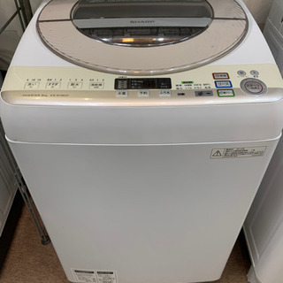 SHARP ES-GV90P 全自動洗濯機 9.0kg 分解洗浄済み