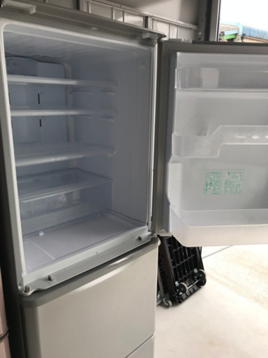 値引き⭐︎SHARP どっちもドア 3ドア冷蔵庫 SJ-W351E-S  2019年製