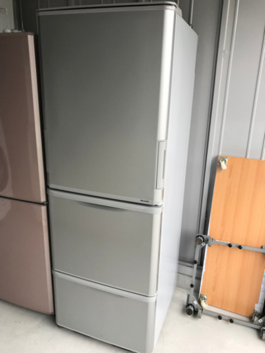 値引き⭐︎SHARP どっちもドア 3ドア冷蔵庫 SJ-W351E-S  2019年製