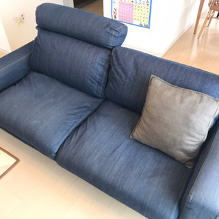 【美品】無印良品　ワイルドアームソファー　2.5シーター