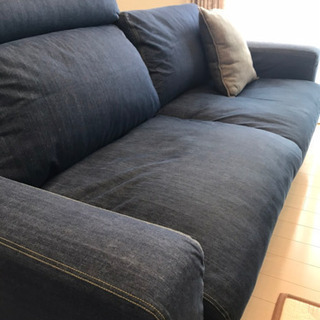 【美品】無印良品　ワイルドアームソファー　2.5シーター