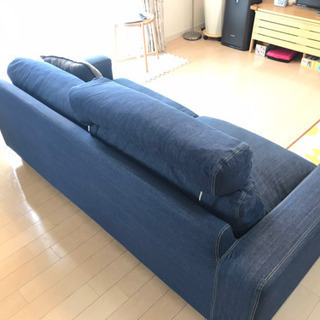 【美品】無印良品　ワイルドアームソファー　2.5シーター