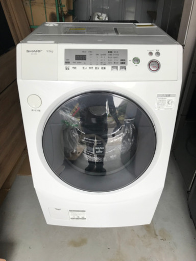 【名古屋市郊外配送可能】シャープ　ドラム式洗濯乾燥機　ES-V230-WR 2012年製