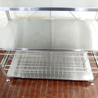 h無印良品 ステンレスユニットシェルフ・ステンレス棚セット・ワイド