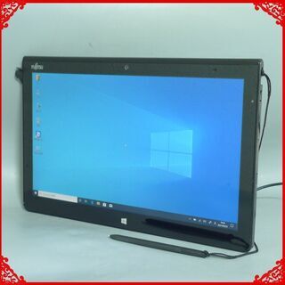タブレット 高速SSD搭載 良品 12.5型 富士通 Q704/H 第4世代Core i3 4GB 無線 Wi-Fi Bluetooth webカメラ Windows10 LibreOffice