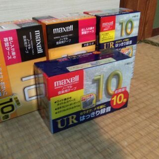 【ネット決済】maxell 音楽用10分テープ　40本新品値下げ