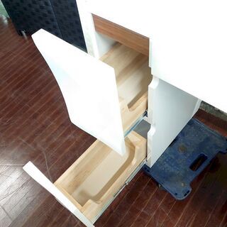 h松永家具 高級家具 ドレッサー ホワイト ドレッサー 店頭引取歓迎 R3659)