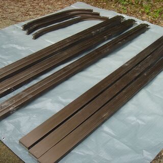 アルミカーポート(解体、骨組みのみ)