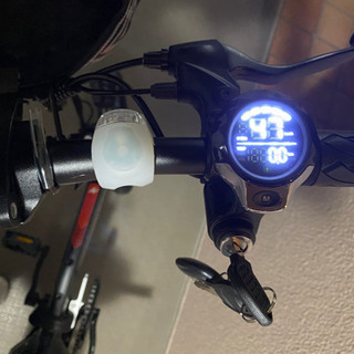 モペット 美品 室内保管 折り畳み 充電器セット