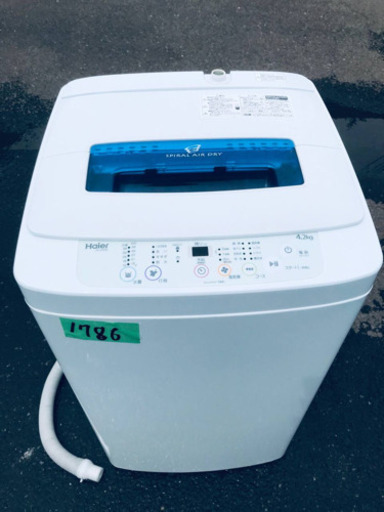 ✨2017年製✨1786番 Haier✨全自動電気洗濯機✨JW-K42M‼️
