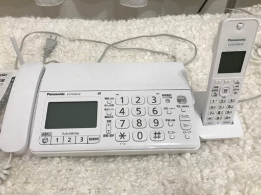 美品　ほぼ未使用に近いです　おたっくす　固定電話　ファックス　パナソニック