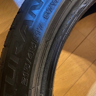 215/45R17 4本 夏タイヤ バリ山