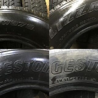 BS BLIZZAK W979 205/75R16 113/111L LT 16インチ トラックタイヤ スタッドレス 6本 2018～19年製 　(TW114) クレジットカード QR決済可能
