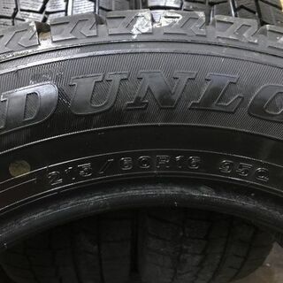 DUNLOP WINTER MAXX WM02 215/60R16 16インチ スタッドレス 4本 2018年製 エスティマ オデッセイ ヴェゼル等　(VTB393) クレジットカード QR決済可能