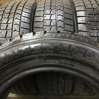DUNLOP WINTER MAXX WM02 215/60R16 16インチ スタッドレス 4本 2018年製 エスティマ オデッセイ ヴェゼル等　(VTB393) クレジットカード QR決済可能
