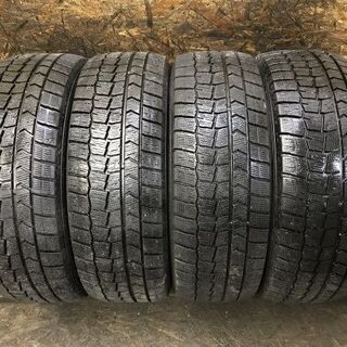 DUNLOP WINTER MAXX WM02 215/60R16 16インチ スタッドレス 4本 2018年製 エスティマ オデッセイ ヴェゼル等　(VTB393) クレジットカード QR決済可能