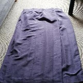遮光カーテン　紫　135cm 二枚