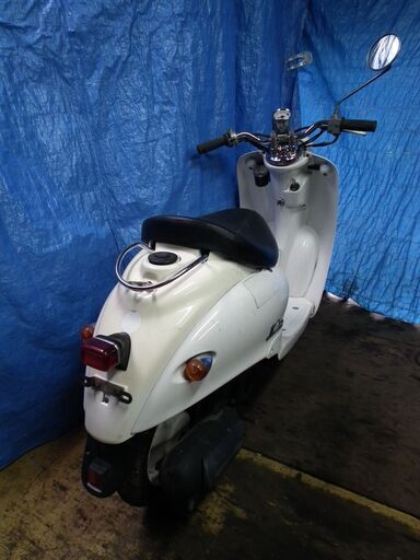 ビーノ(5AU)パワフルな2スト原付・走ります（白）