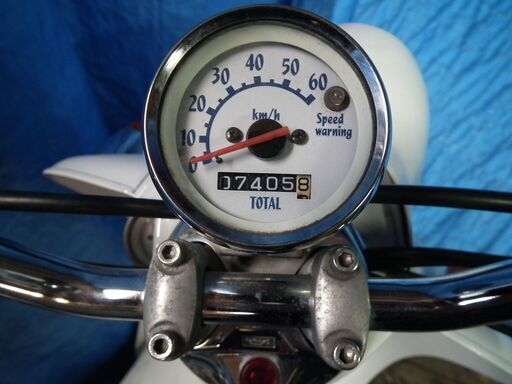 ビーノ(5AU)パワフルな2スト原付・走ります（白） ヤマハ ビーノ 5AU