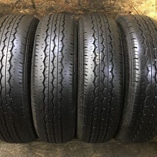 BS ECOPIA RD613 STEEL 195/80R15 107/105L LT 15インチ 夏タイヤ 4本 2019年製 バリ溝 ハイエース キャラバン等　(MTJ85) クレジットカード QR決済可能