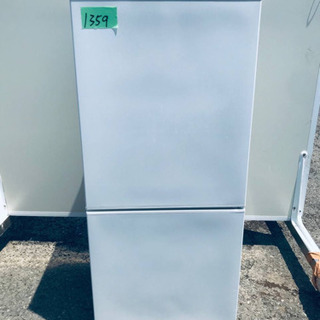 ③✨2020年製✨1359番 TWINBIRD✨2ドア冷凍冷蔵庫✨HR-
