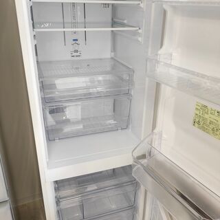 □中古品 ・シャープ 271L冷蔵庫 SJ-PD27A-C 2015年製 ちょっと大きめ2ドア
