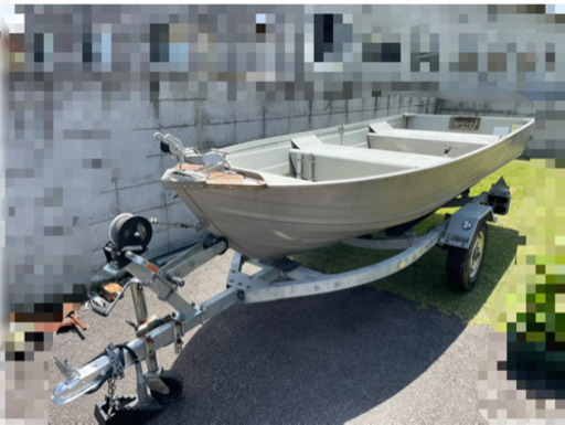 アルミボート　トレーラー　エンジン　魚探