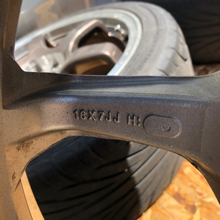 TE37風コンパクトカー向け16インチ4穴ホイール