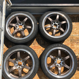 TE37風コンパクトカー向け16インチ4穴ホイール