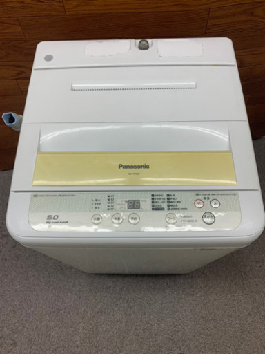 パナソニック 全自動洗濯機 5kg NA-TF595 2016年製