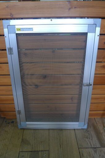 網戸 小窓用 内開き網戸 幅49.5×高さ70cm 中古 b