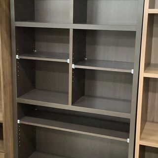 【値下げしました!!】moco/フナモコ 本棚  引き出し付き ダークブラウン OLEGA3-86BS-DBR3【ユーズドユーズ名古屋天白店】 J900