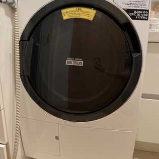 きれい 89A 最新20年 日立ドラム式乾燥機能付き洗濯機 洗濯11キロ乾燥6