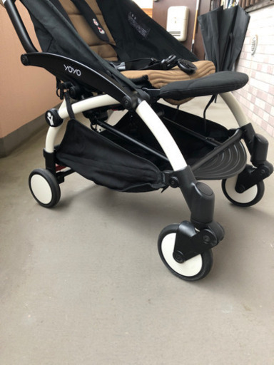 美品】ベビーゼン ヨーヨーベビーカー6+トフィ×ブラックフレーム