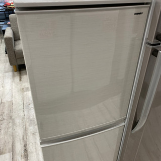 2018年製☆SHARP ノンフロン冷凍冷蔵庫 SJ-D14D-W