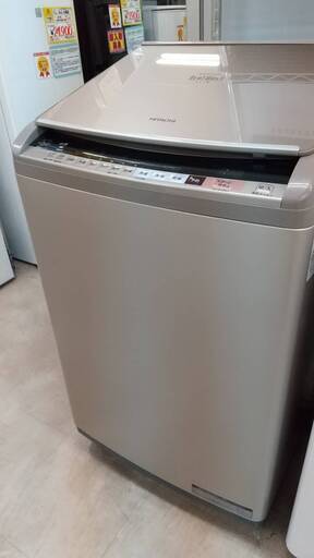 7/22値下げしました！【⭐6ヶ月保証】2018年製 HITACHI 日立 10kg 洗濯機 乾燥機 乾燥5.5kg BW-DV100B ビートウォッシュ参考定価 ¥228,800 洗剤 汚れセンサーシステム