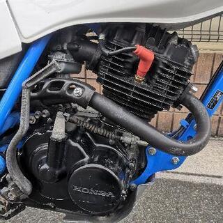 ホンダ　TL125　フィールドトリッパー　前後タイヤほぼ新品 ホンダ TL125 フィールドトリッパー 白/青 前後タイヤほぼ新品 絶版車