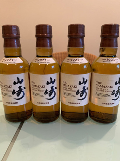 サントリーウィスキー　山崎　180ml 4本セット