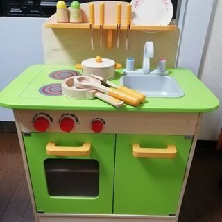 子ども用木製キッチン