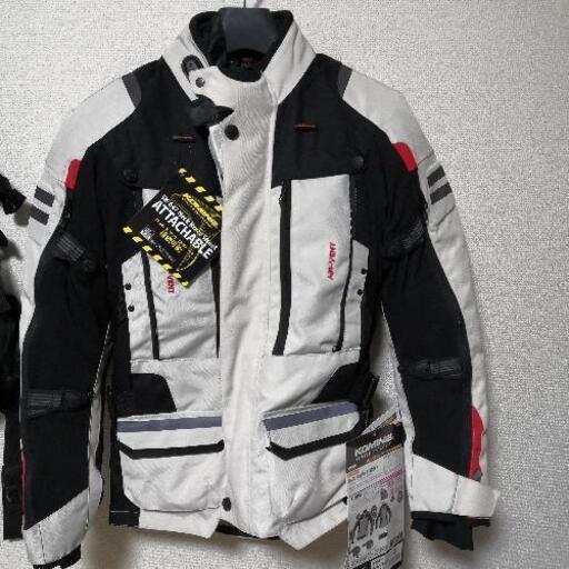 コミネ(KOMINE) JK-574 フルイヤーツーリングジャケット-ラーマ2 Ivory/Black Mサイズ