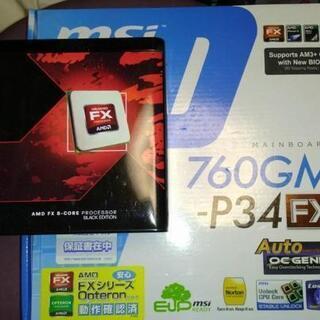 【ネット決済・配送可】AMD FX 8300 / MSI マザー...