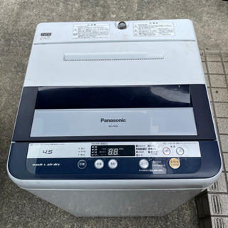 Panasonic洗濯機　4.5kg 風乾燥機能