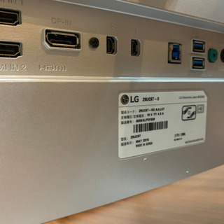 周辺機器 LG製 29UC97-S 29インチ湾曲ウルトラワイドモニター