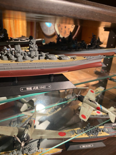 世界の軍艦コレクション　6隻　零戦　3機　コレクションケース 世界の軍艦コレクション 6隻 零戦 3機 コレクションケース